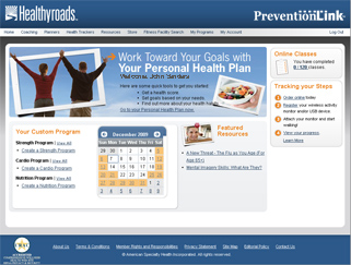 healthyroads home page