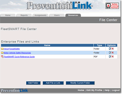 File Center Screen Shot
